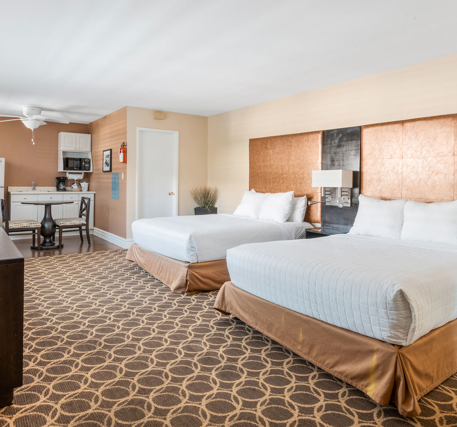 two queen bed studio